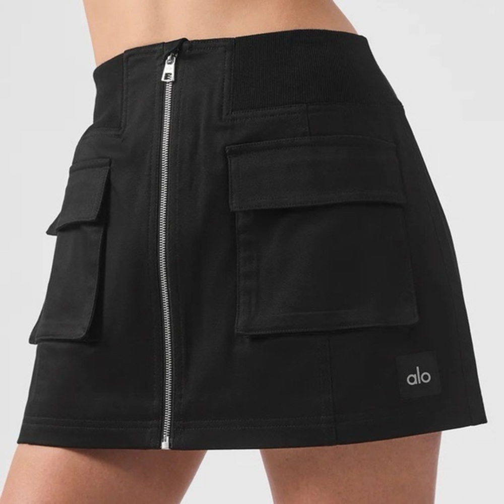 ALO Yoga Black Women's Skort with Pockets